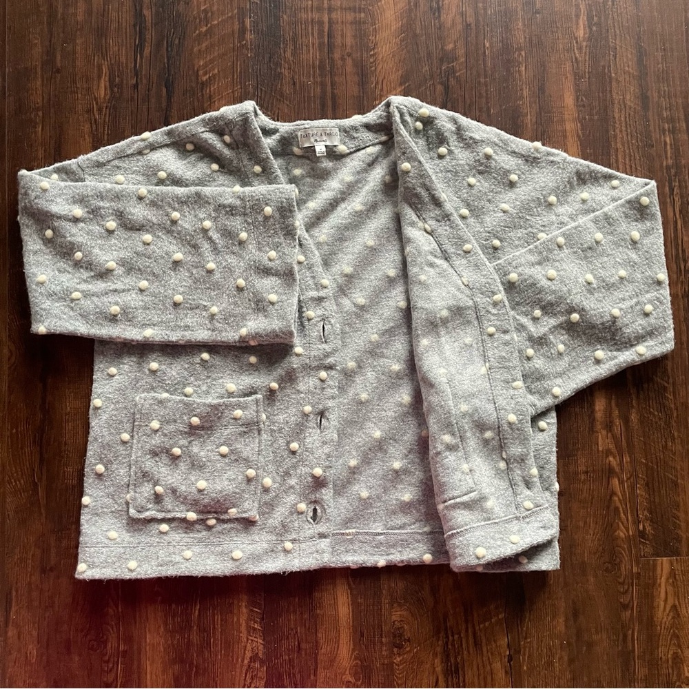 MADEWELL/Texture & Thread Boxy Bobble Cardigan - Picture 8 of 11